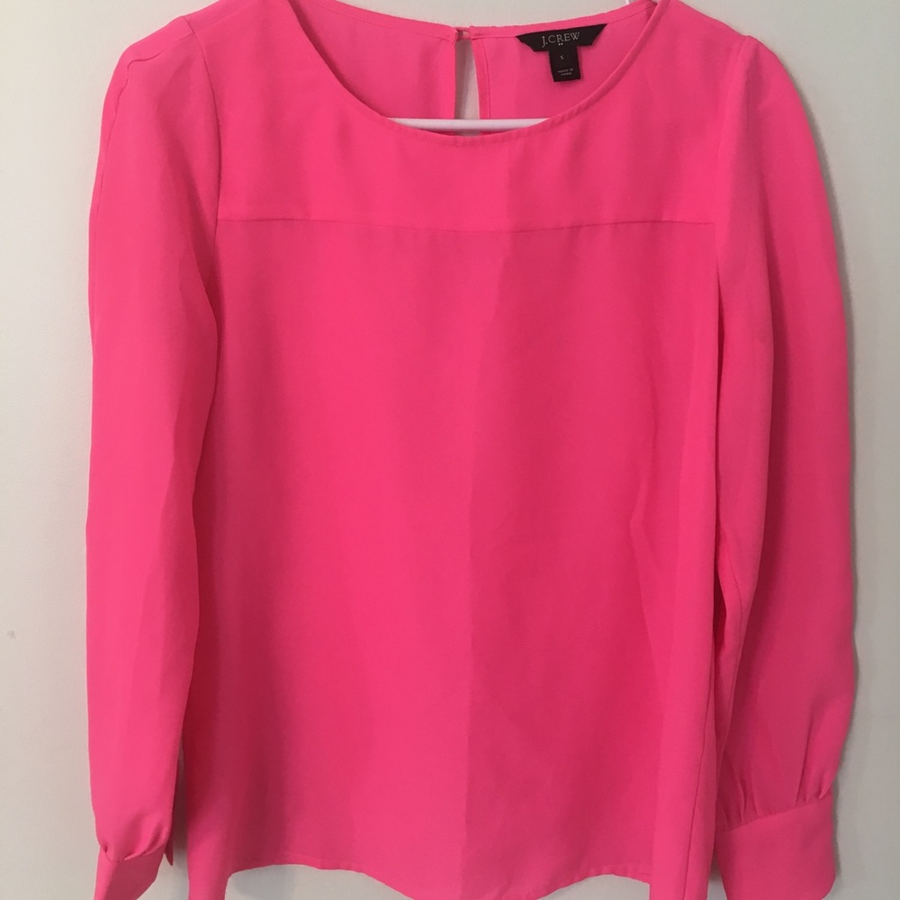 J.Crew Factory | Hot Pink Blouse